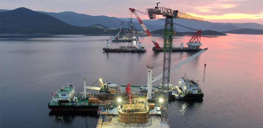 Počinje montaža prve rasponske konstrukcije Pelješkog mosta