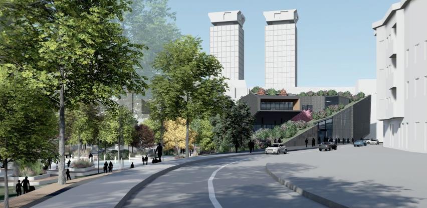 Centralna banka "otkrila" dio idejnog rješenja zgrade u parku Hastahana