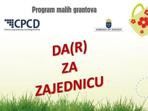 CPCD raspisao konkurs za nagradu Da(r) za zajednicu