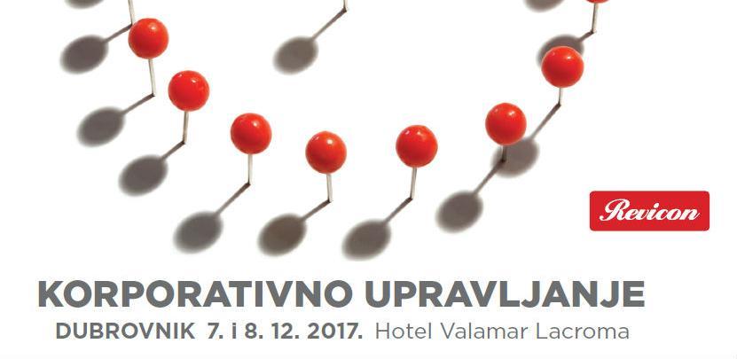 REVICON: XVII Međunarodni ekonomski forum KORPORATIVNO UPRAVLJANJE