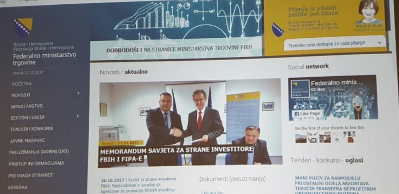 Federalno ministarstvo trgovine pokrenulo aplikaciju "on-line komunikator"