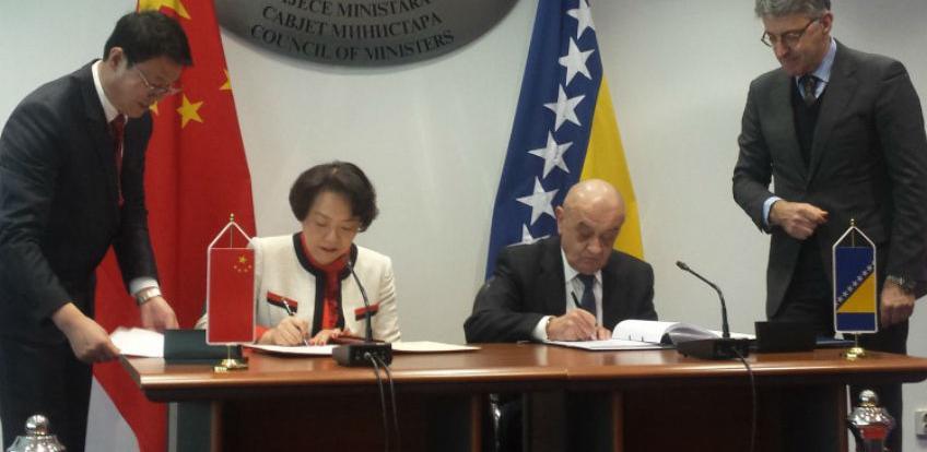 BiH 2,6 miliona eura bespovratne pomoći od NR Kine