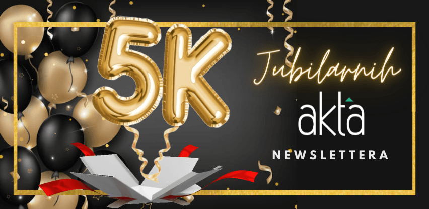 Jubilarno Akta.ba izdanje: 5.000 broj newslettera je tu!
