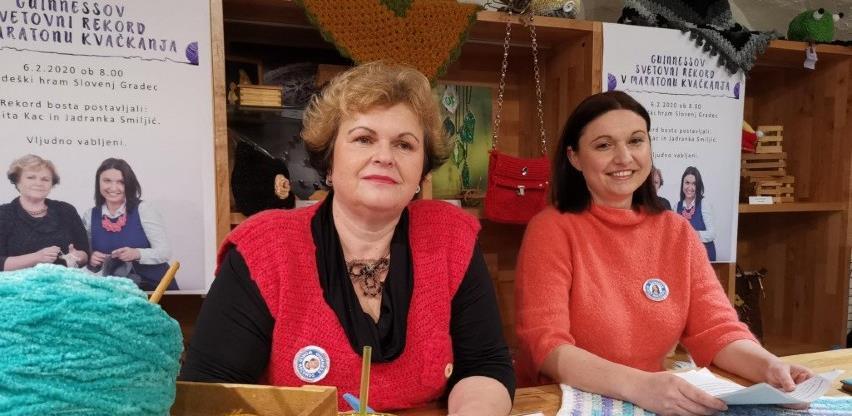Slovenke obaraju Guinnessov rekord u neprekidnom pletenju vune