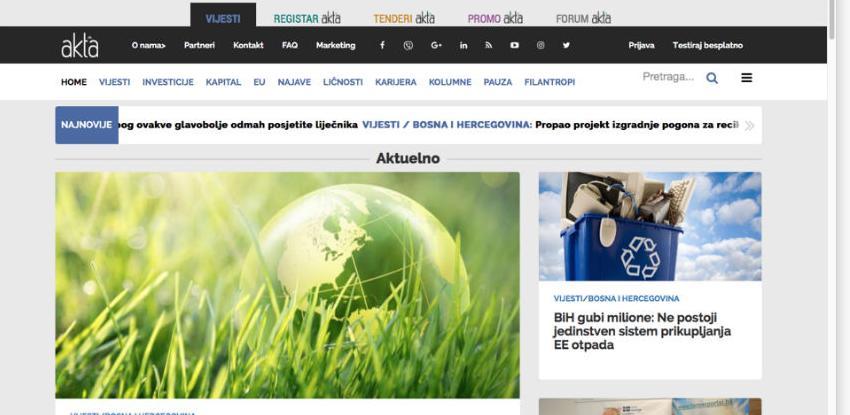 Obavještenje korisnicima