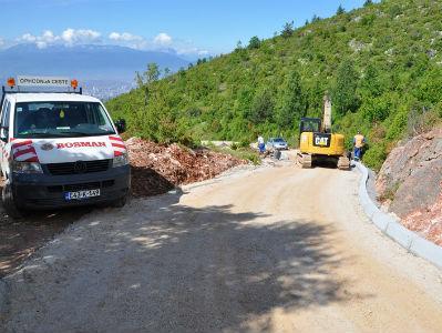 Općina Centar: Pri kraju asfaltiranje još 305 metara puta Čavljak–Dubravica