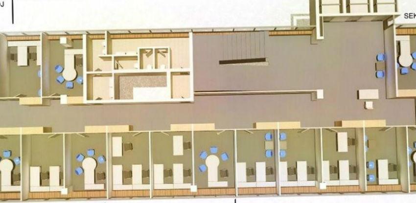 Staklena banka: Na jednom katu bit će 25 ureda te prostorije za sastanke