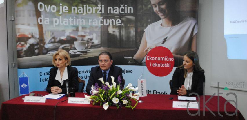 Saradnja UniCredit Bank i EP BiH: Brz i ekonomičan način plaćanja računa