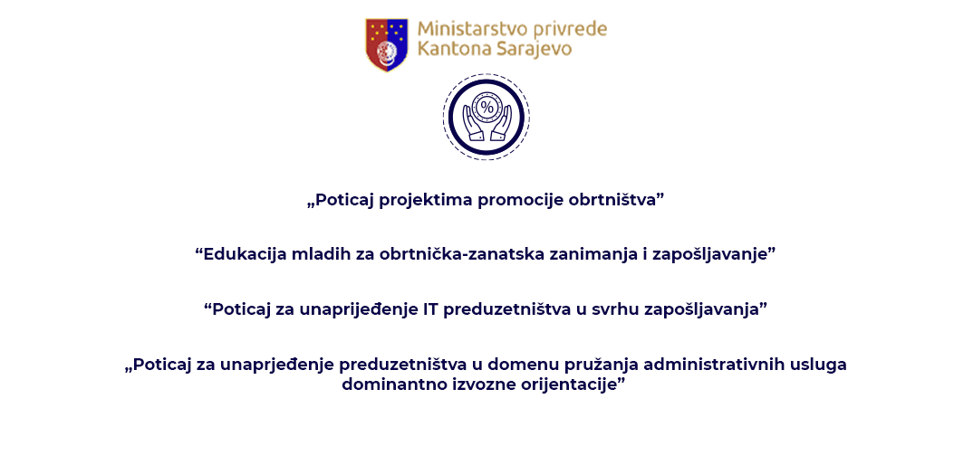 Poziv bankama i privrednicima: Ministarstvo privrede KS objavilo pet javnih poziva