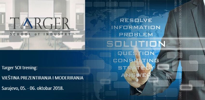 Targer School of Industry trening: Vještina prezentiranja i moderiranja