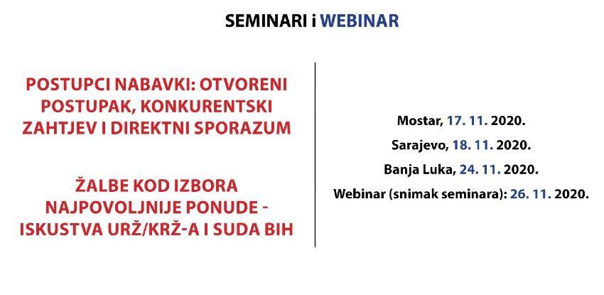 Postupci nabavki: otvoreni postupak, konkurentski zahtjev i direktni sporazum