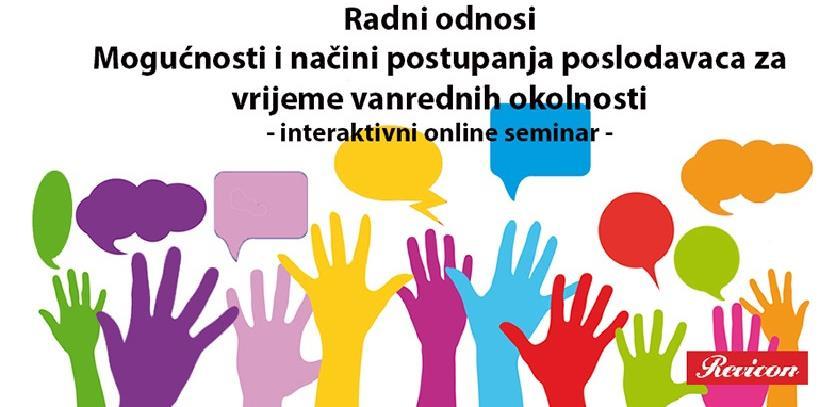 Revicon online interaktivni seminar "Radni odnosi"