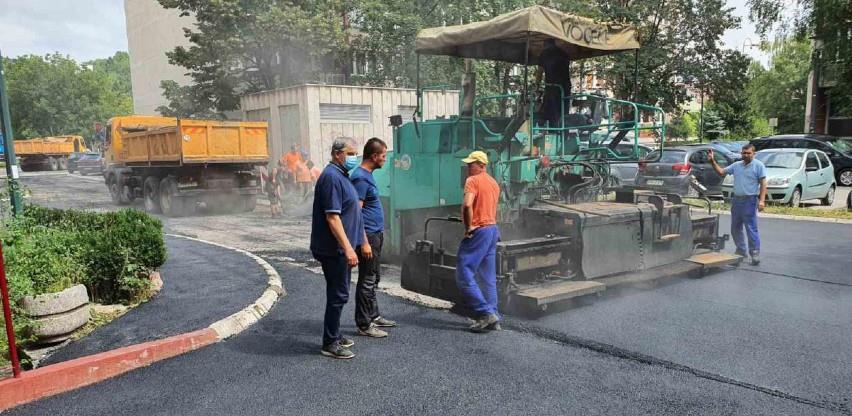 Asfaltiran dio saobraćajnice u ulici Dr. Fetaha Bećirbegovića