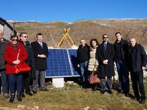 Čavara svečano otvorio mini solarnu elektranu na planini Ljubuši