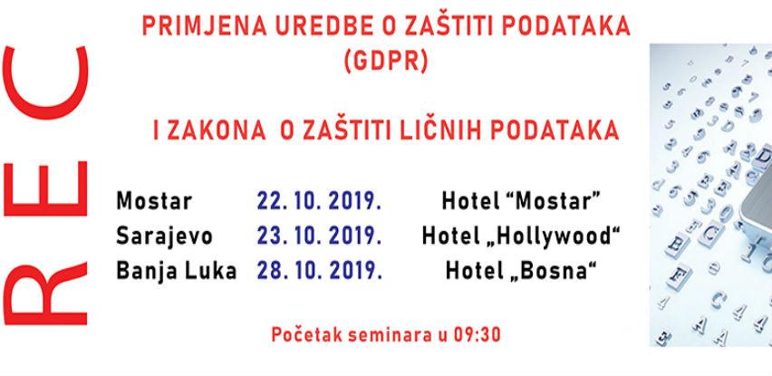 REC seminar: Zaštita podataka GDPR