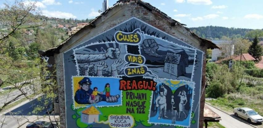 Tuzla dobila prvi mural posvećen žrtvama nasilja u porodici