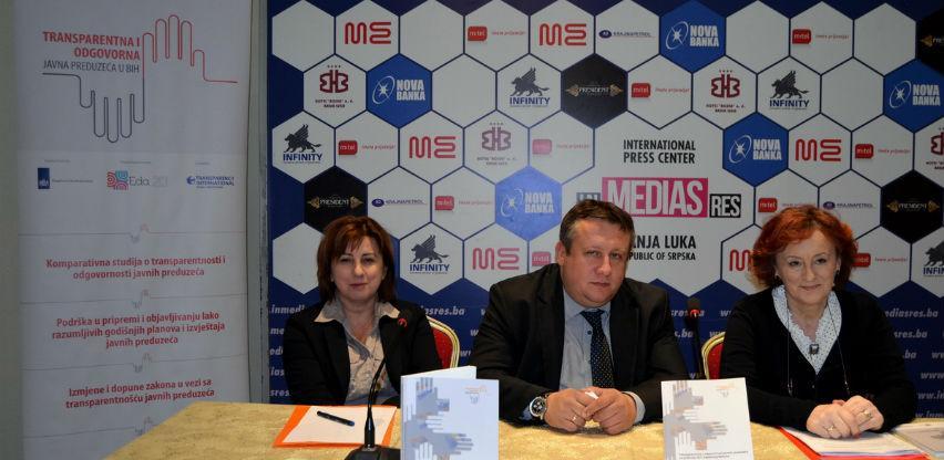 Poboljšati javnost rada javnih preduzeća u BiH
