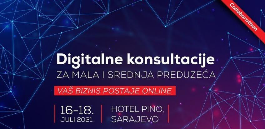 "Collaborathon": Digitalne konsultacije za mala i srednja preduzeća od 16. do 18. jula u Sarajevu