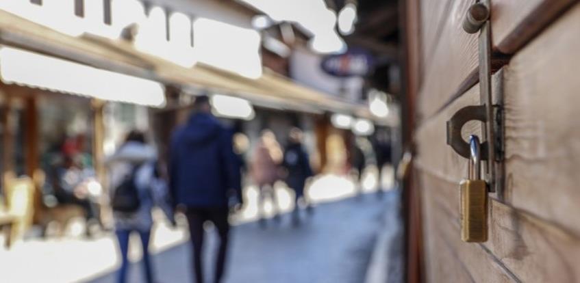 Mnogi poslovni subjekti u Kantonu Sarajevo ne rade zbog zabrane