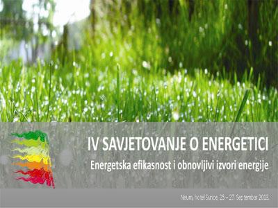 IV Savjetovanje o energetici od 25. do 27. septembra u Neumu