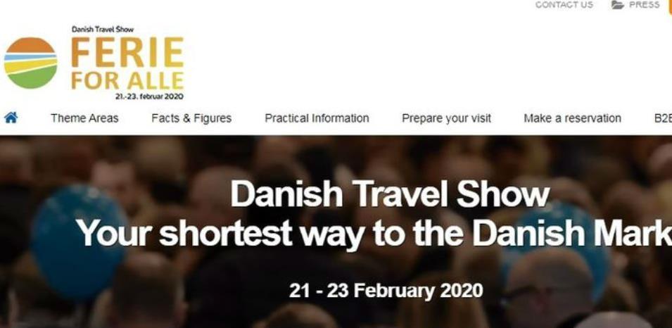 Poziv za sudjelovanje na sajmu turizma "Danish Travel Show"