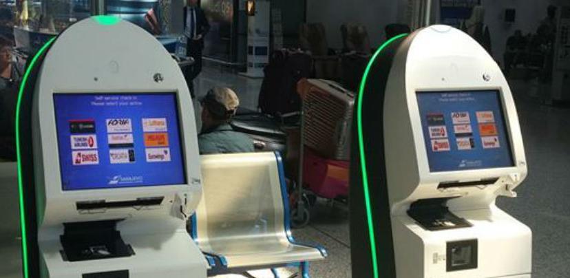 Na aerodromu Sarajevo postavljeni kiosci za samostalni check-in