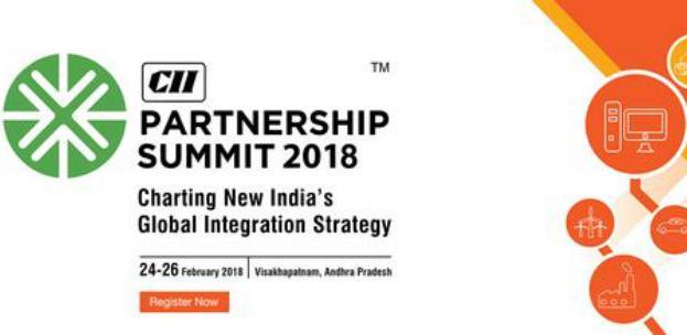 "Partnership Summit 2018" Visakhapatnam, Indija