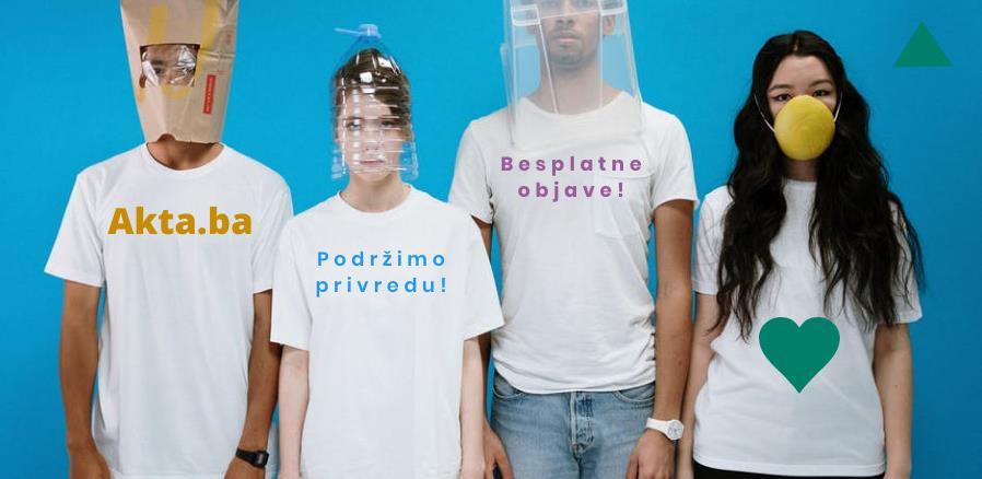 Ruka podrške u vrijeme pandemije: Besplatne objave na portalu Akta.ba