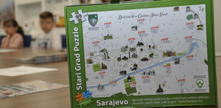 Dostupne puzzle koje oslikavaju mapu Starog Grada Sarajeva
