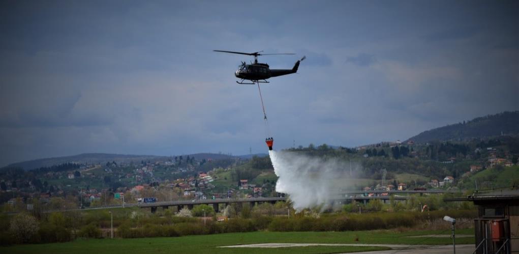 Požar kod Jablanice pod kontrolom, poletjeli helikopteri OS BiH