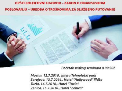 REC seminar: Opšti kolektivni ugovor – Zakon o finansijskom poslovanju