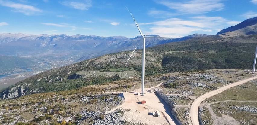 Vjetroelektrana Podveležje proizvela prve kilovatsate električne energije