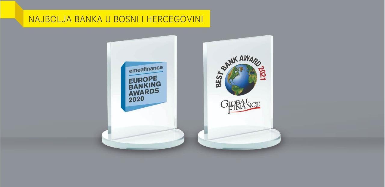 Raiffeisen dobitnik dvije nagrade za najbolju banku u BiH