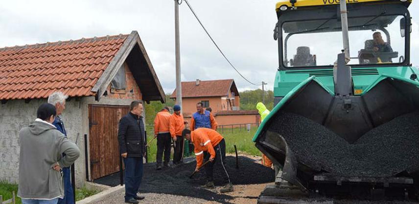 Sokolac: Asfaltiranje ulica u Mjesnoj zajednici Brezijak