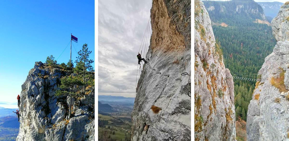 Via ferrata "Sokolov put" na Romaniji dostupna turistima