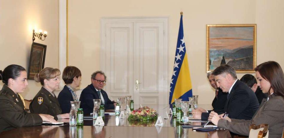 Komšić i McGaha: Saradnja BiH i NATO-a mora biti još čvršća u budućnosti