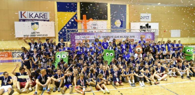Dodjela medalja u sklopu osmih BH Telecom Sportskih igara mladih
