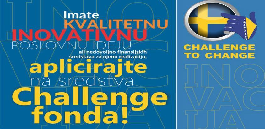 Objavljen drugi poziv za dodjelu bespovratnih sredstava Challenge fonda