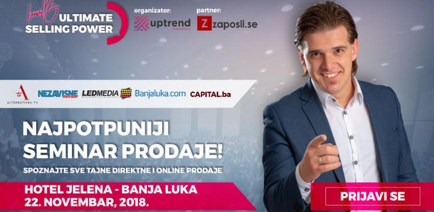 Najpotpuniji seminar prodaje stiže u Banja Luku