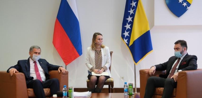 Košarac-Minihanov: Intenzivirati aktivnosti na unapređenju ekonomskih odnosa