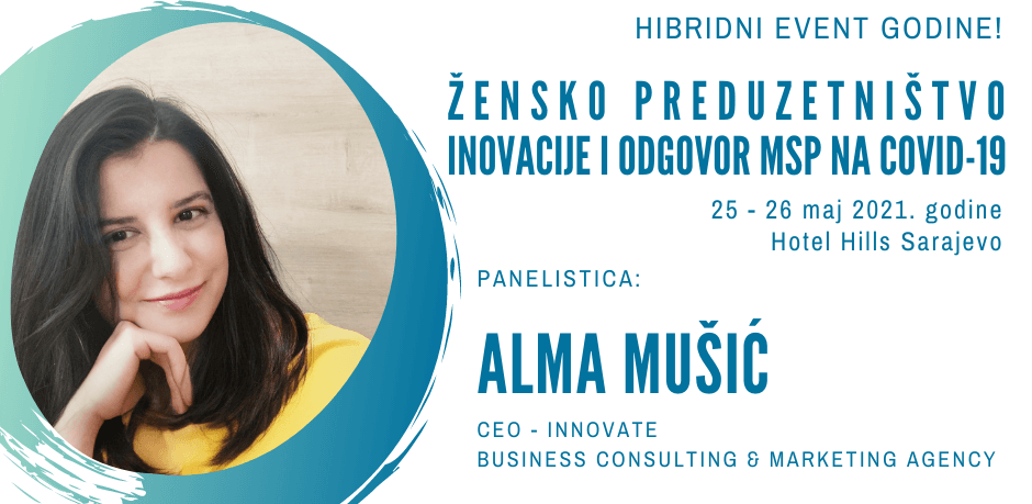 Alma Mušić u jeku epidemiološke krize pokrenula vlastiti biznis