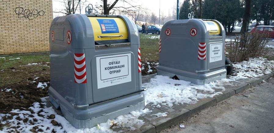 Ugradnjom spremnika za selektivno odlaganje otpada do čistijih naselja