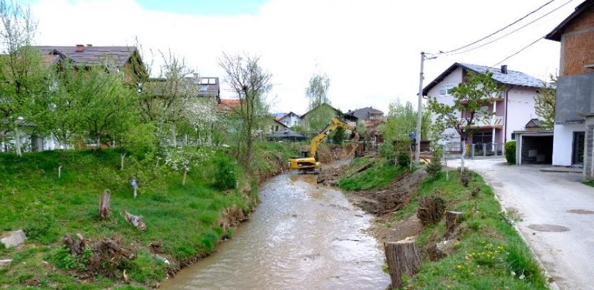 Nastavljeni radovi na trajnoj regulaciji rijeke Dobrinje