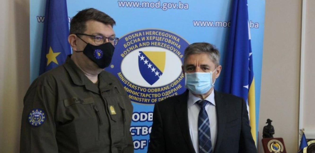 Okolić primio u nastupnu posjetu novog komandanta EUFOR-a