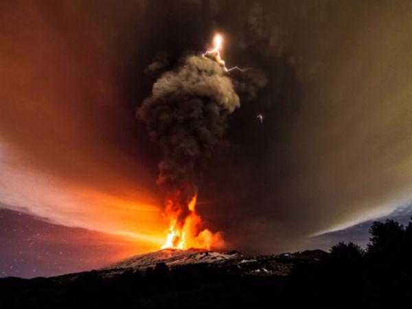 Proradio vulkan Etna na Siciliji