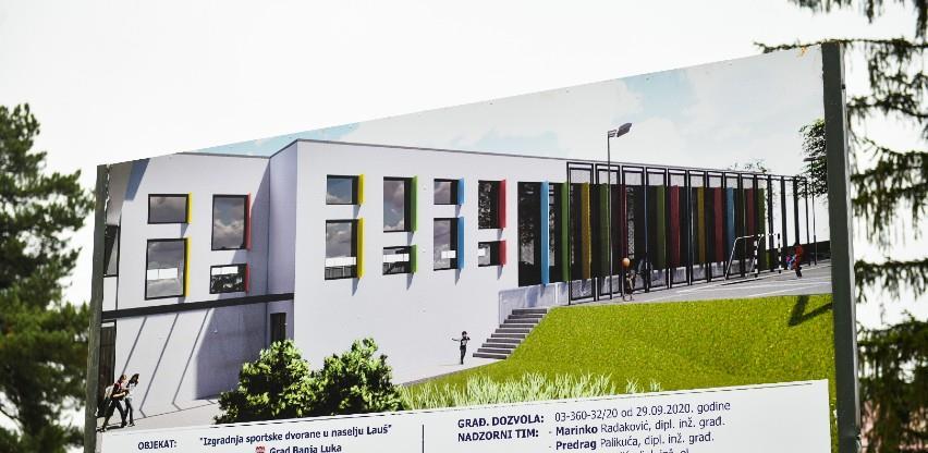 Počela je izgradnja sportske dvorane na Laušu