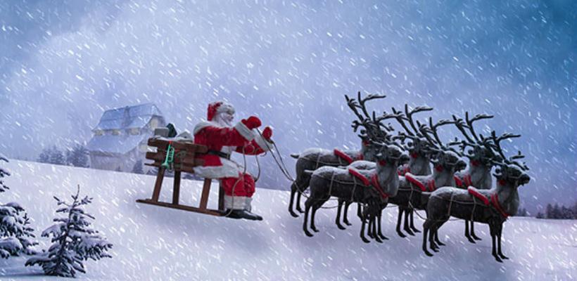 Kojom brzinom se kreću Djeda Mrazove sanke?