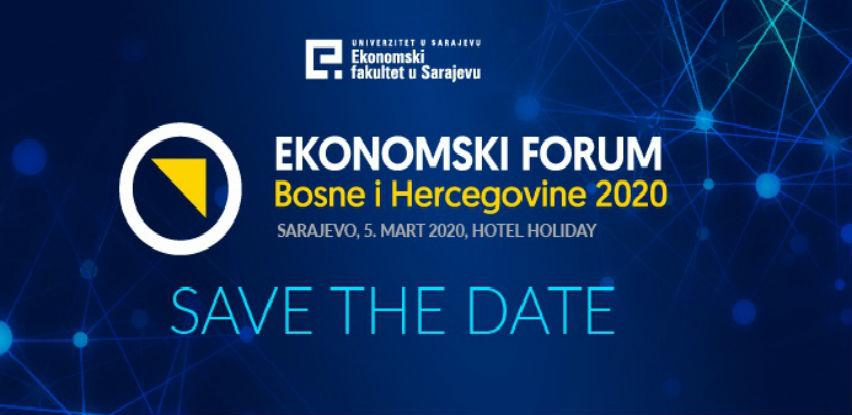 Ekonomski forum Bosne i Hercegovine 2020 5. marta u Sarajevu