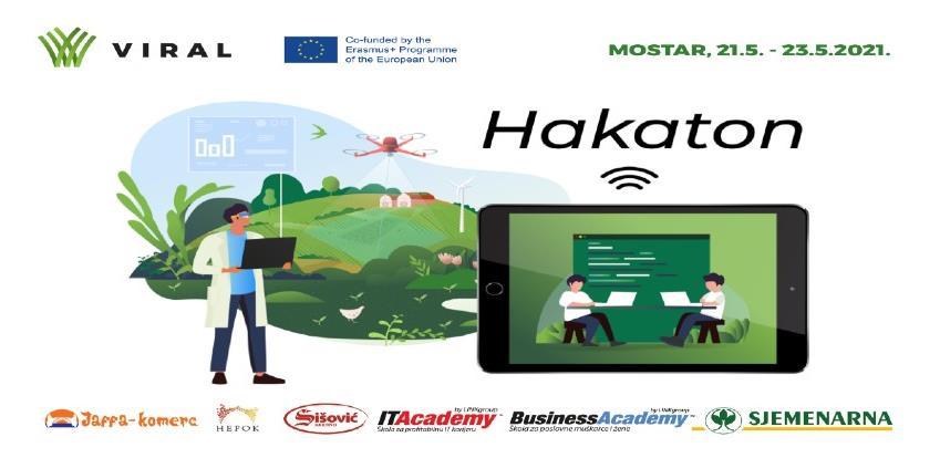 Nagradni fond od 4000 KM kao poziv na prijavu na VIRAL hackathon
