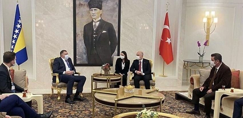 Započeli sastanci: Članovi Predsjedništva BiH svečano dočekani u Ankari